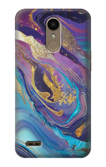 S3676 Colorful Abstract Marble Stone Case For LG K10 (2018), LG K30