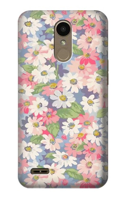 S3688 Floral Flower Art Pattern Case For LG K10 (2018), LG K30