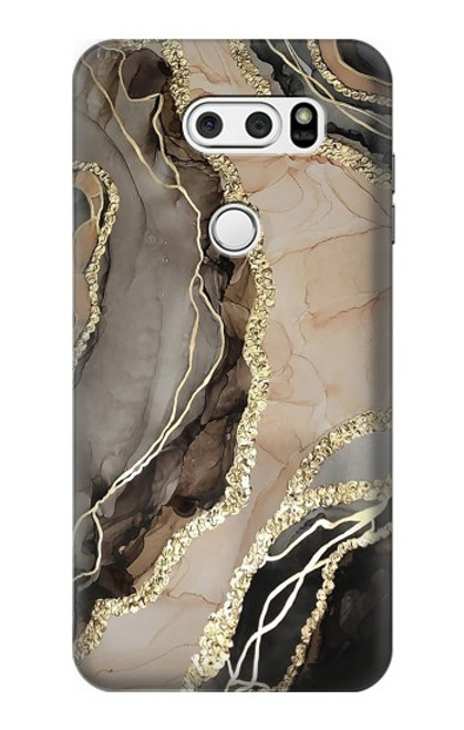 S3700 Marble Gold Graphic Printed Case For LG V30, LG V30 Plus, LG V30S ThinQ, LG V35, LG V35 ThinQ