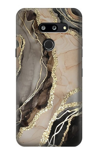 S3700 Marble Gold Graphic Printed Case For LG G8 ThinQ