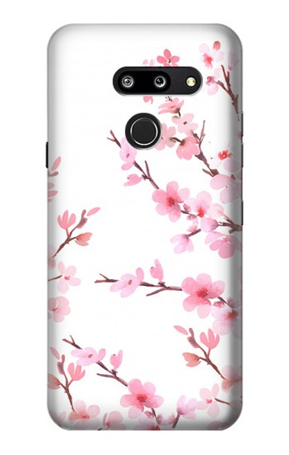 S3707 Pink Cherry Blossom Spring Flower Case For LG G8 ThinQ