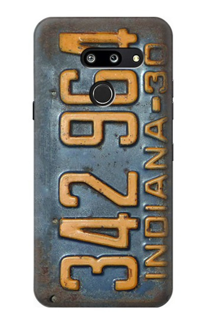 S3750 Vintage Vehicle Registration Plate Case For LG G8 ThinQ