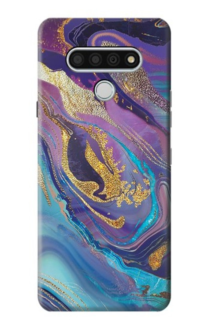 S3676 Colorful Abstract Marble Stone Case For LG Stylo 6