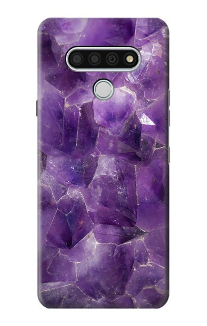 S3713 Purple Quartz Amethyst Graphic Printed Case For LG Stylo 6