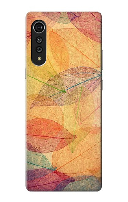 S3686 Fall Season Leaf Autumn Case For LG Velvet