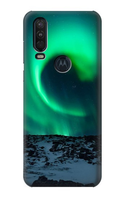 S3667 Aurora Northern Light Case For Motorola One Action (Moto P40 Power)