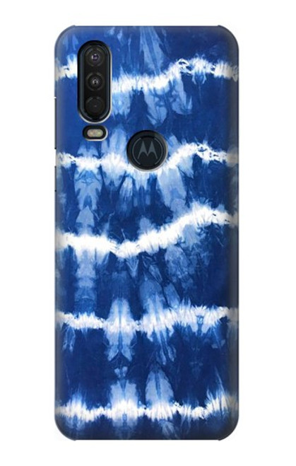 S3671 Blue Tie Dye Case For Motorola One Action (Moto P40 Power)