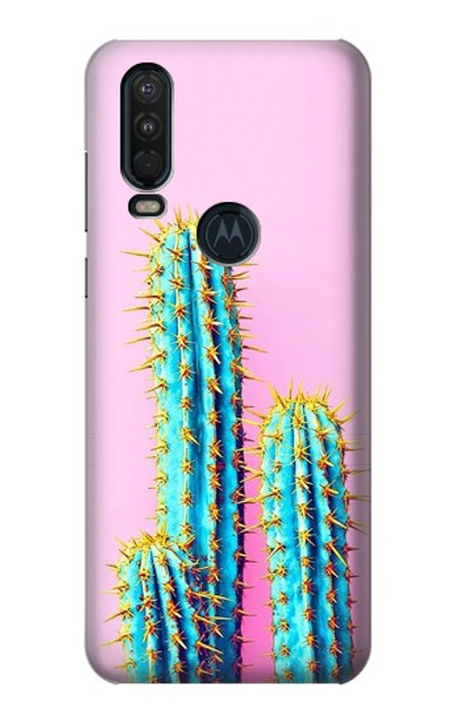 S3673 Cactus Case For Motorola One Action (Moto P40 Power)