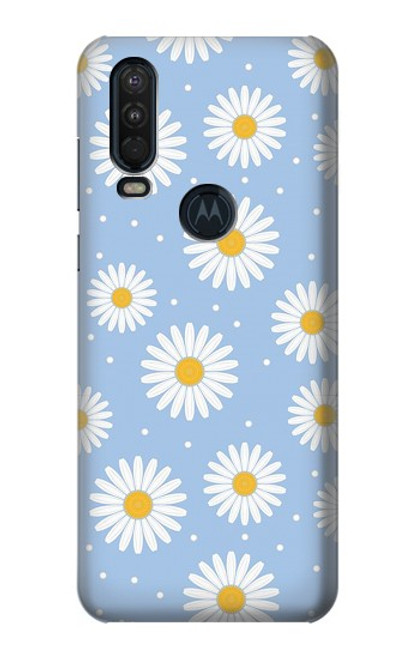 S3681 Daisy Flowers Pattern Case For Motorola One Action (Moto P40 Power)