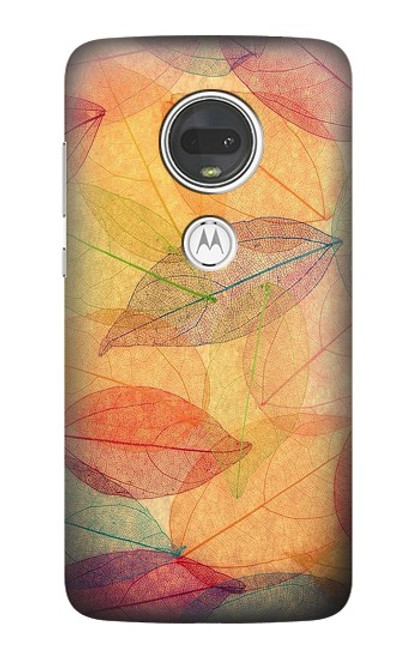 S3686 Fall Season Leaf Autumn Case For Motorola Moto G7, Moto G7 Plus