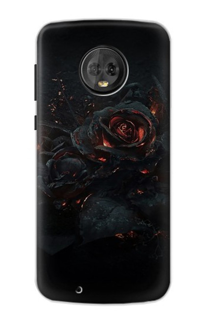 S3672 Burned Rose Case For Motorola Moto G6