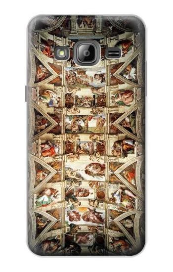 S0177 Michelangelo Chapel ceiling Case For Samsung Galaxy J3 (2016)