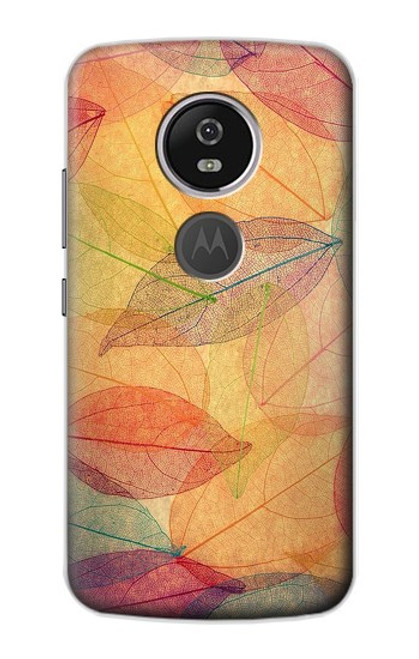 S3686 Fall Season Leaf Autumn Case For Motorola Moto E5 Plus
