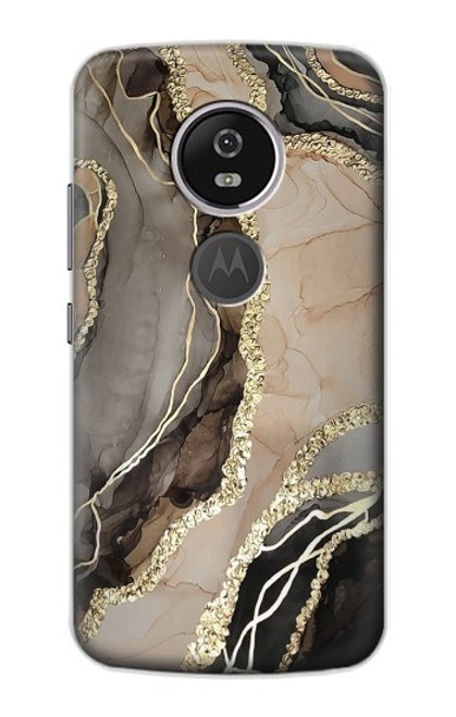 S3700 Marble Gold Graphic Printed Case For Motorola Moto E5 Plus