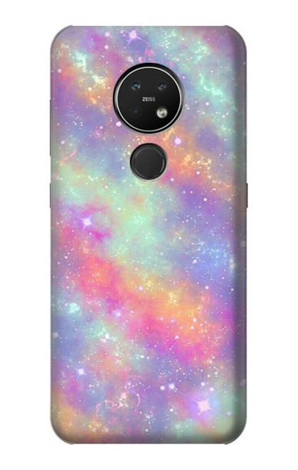 S3706 Pastel Rainbow Galaxy Pink Sky Case For Nokia 7.2