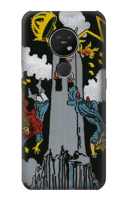 S3745 Tarot Card The Tower Case For Nokia 7.2