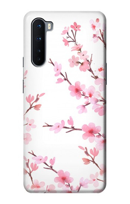 S3707 Pink Cherry Blossom Spring Flower Case For OnePlus Nord