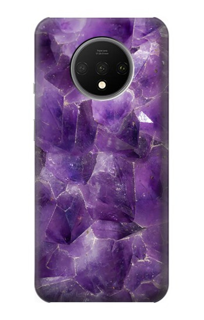 S3713 Purple Quartz Amethyst Graphic Printed Case For OnePlus 7T