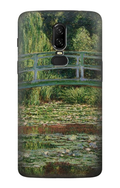 S3674 Claude Monet Footbridge and Water Lily Pool Case For OnePlus 6