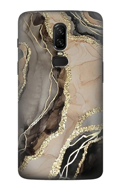 S3700 Marble Gold Graphic Printed Case For OnePlus 6