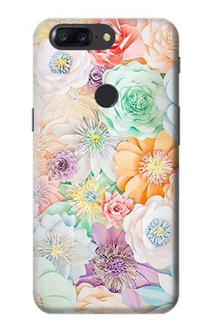 S3705 Pastel Floral Flower Case For OnePlus 5T