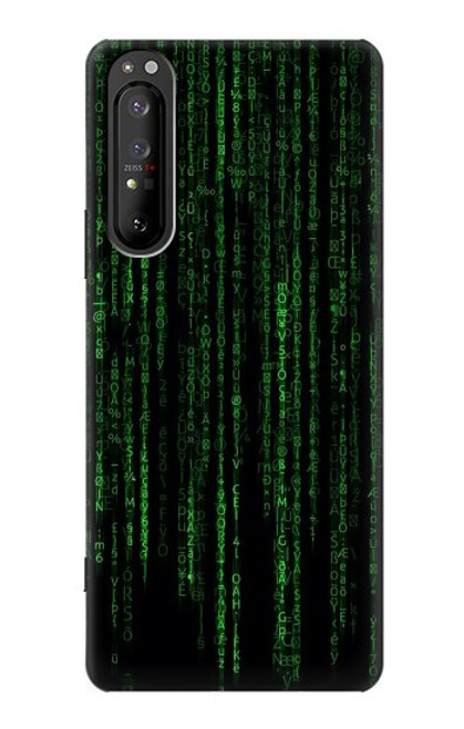 S3668 Binary Code Case For Sony Xperia 1 II