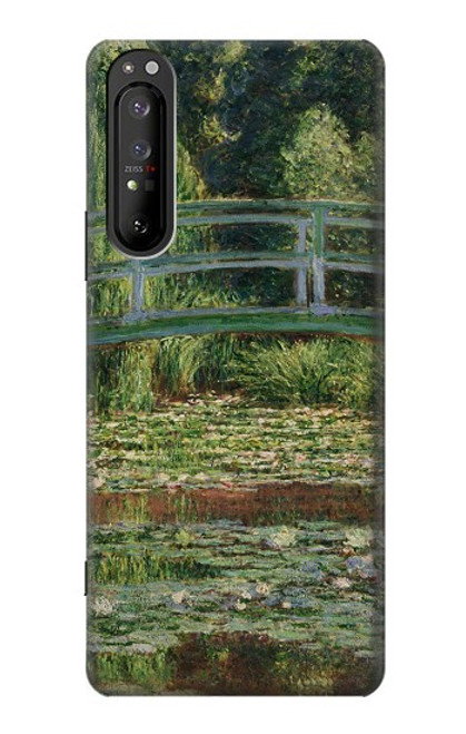 S3674 Claude Monet Footbridge and Water Lily Pool Case For Sony Xperia 1 II