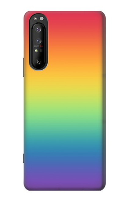 S3698 LGBT Gradient Pride Flag Case For Sony Xperia 1 II