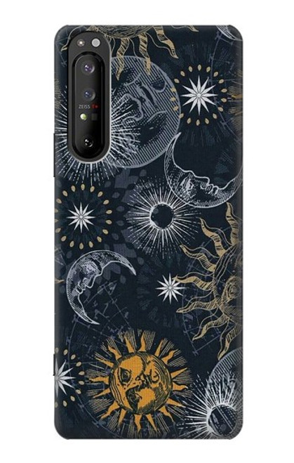 S3702 Moon and Sun Case For Sony Xperia 1 II