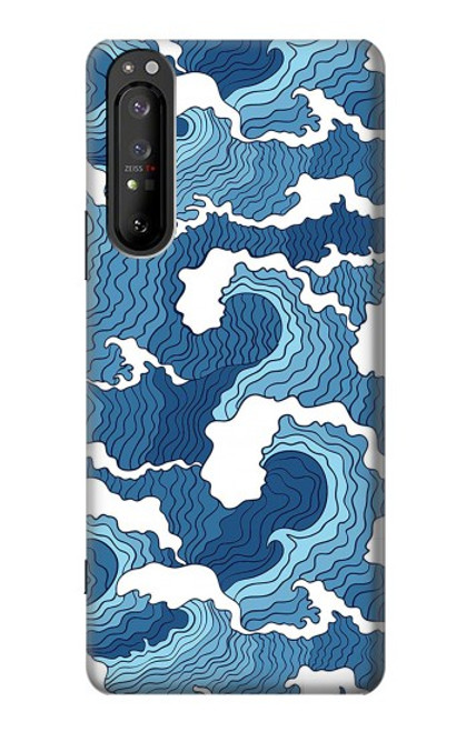 S3751 Wave Pattern Case For Sony Xperia 1 II