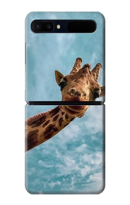 S3680 Cute Smile Giraffe Case For Samsung Galaxy Z Flip 5G