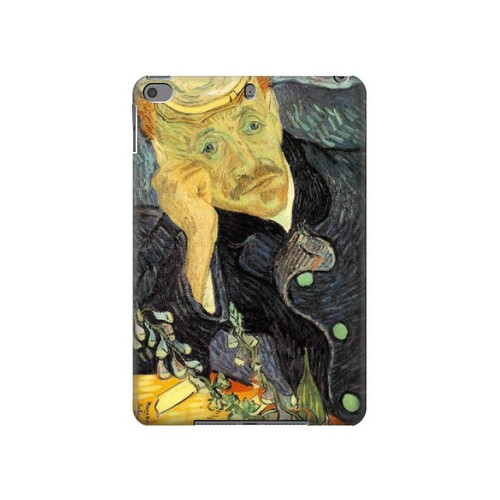 S0212 Van Gogh Portrait of Dr. Gachet Hard Case For iPad mini 4, iPad mini 5, iPad mini 5 (2019)