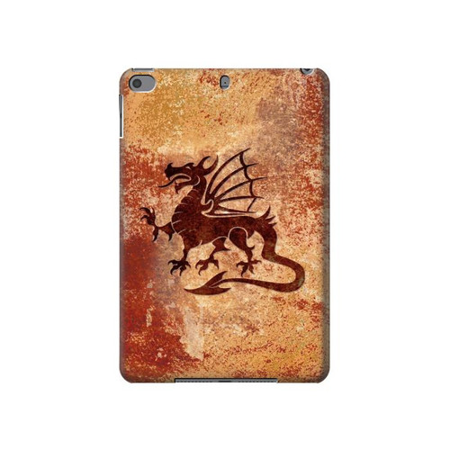 S2485 Dragon Metal Texture Graphic Printed Hard Case For iPad mini 4, iPad mini 5, iPad mini 5 (2019)