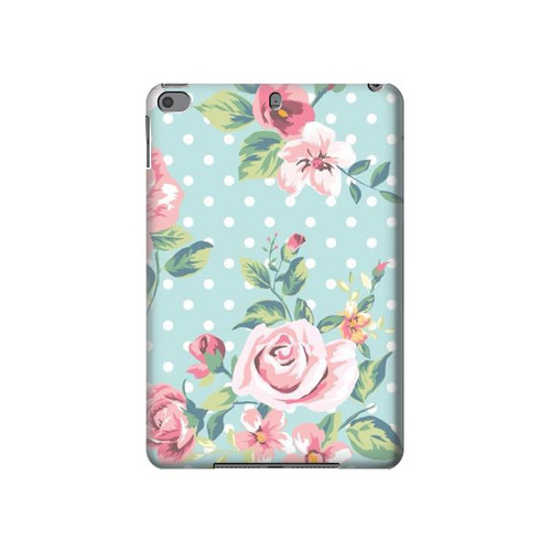 S3494 Vintage Rose Polka Dot Hard Case For iPad mini 4, iPad mini 5, iPad mini 5 (2019)