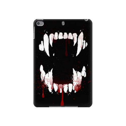 S3527 Vampire Teeth Bloodstain Hard Case For iPad mini 4, iPad mini 5, iPad mini 5 (2019)