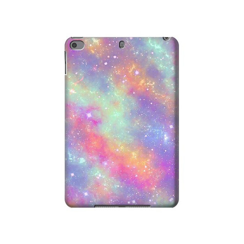 S3706 Pastel Rainbow Galaxy Pink Sky Hard Case For iPad mini 4, iPad mini 5, iPad mini 5 (2019)