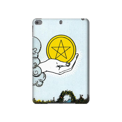 S3722 Tarot Card Ace of Pentacles Coins Hard Case For iPad mini 4, iPad mini 5, iPad mini 5 (2019) S3722 Tarot Card Ace of Pentacles Coins Hard Case For iPad mini 4, iPad mini 5, iPad mini 5 (2019)