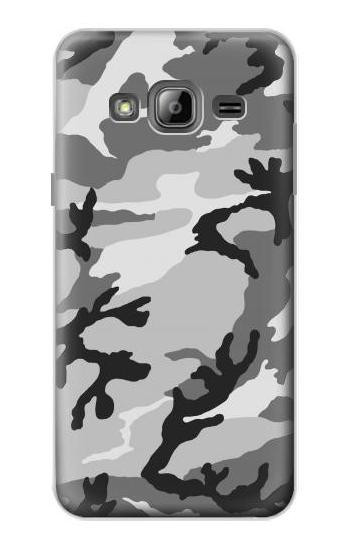 S1721 Snow Camouflage Graphic Printed Case For Samsung Galaxy J3 (2016)