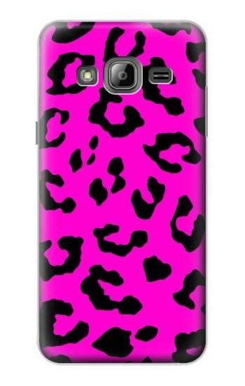 S1850 Pink Leopard Pattern Case For Samsung Galaxy J3 (2016)