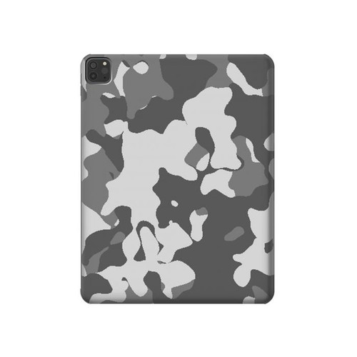 S2186 Gray Camo Camouflage Graphic Printed Hard Case For iPad Pro 11 (2021,2020,2018, 3rd, 2nd, 1st)