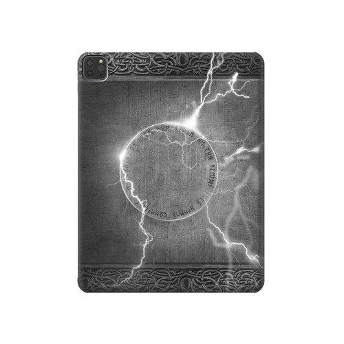 S2533 Thor Thunder Strike Hammer Hard Case For iPad Pro 11 (2021,2020,2018, 3rd, 2nd, 1st)