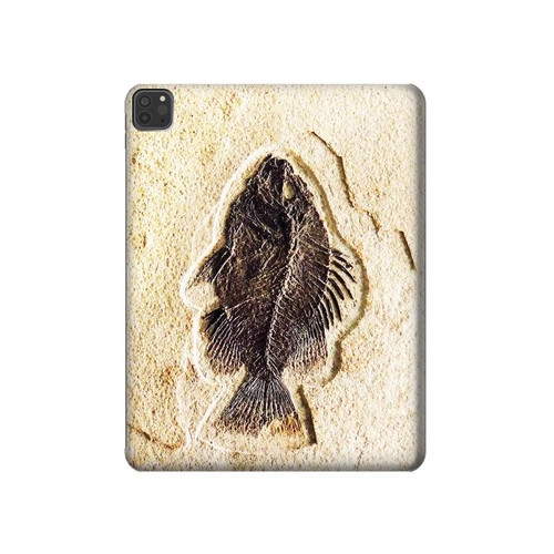 S2562 Fossil Fish Hard Case For iPad Pro 11 (2021,2020,2018, 3rd, 2nd, 1st)