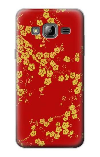 S2050 Cherry Blossoms Chinese Graphic Printed Case For Samsung Galaxy J3 (2016)