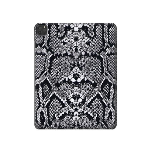 S2855 White Rattle Snake Skin Graphic Printed Hard Case For iPad Pro 11 (2021,2020,2018, 3rd, 2nd, 1st)