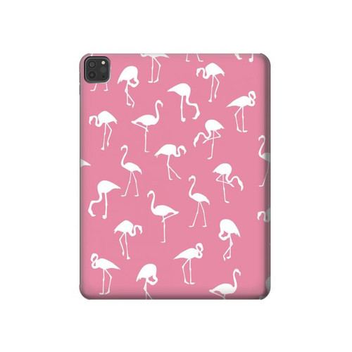 S2858 Pink Flamingo Pattern Hard Case For iPad Pro 11 (2021,2020,2018, 3rd, 2nd, 1st)