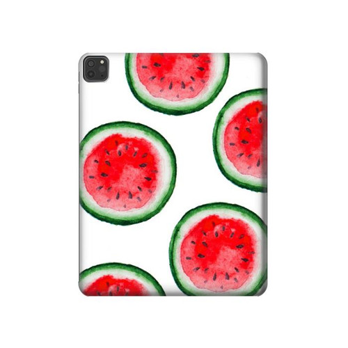 S3236 Watermelon Pattern Hard Case For iPad Pro 11 (2021,2020,2018, 3rd, 2nd, 1st)