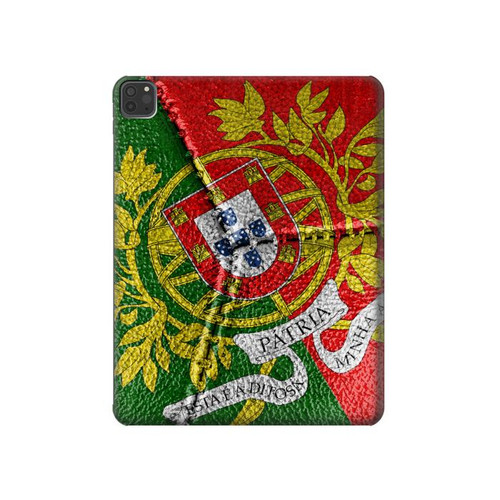 S3300 Portugal Flag Vintage Football Graphic Hard Case For iPad Pro 11 (2021,2020,2018, 3rd, 2nd, 1st)