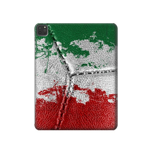 S3318 Italy Flag Vintage Football Graphic Hard Case For iPad Pro 11 (2021,2020,2018, 3rd, 2nd, 1st)