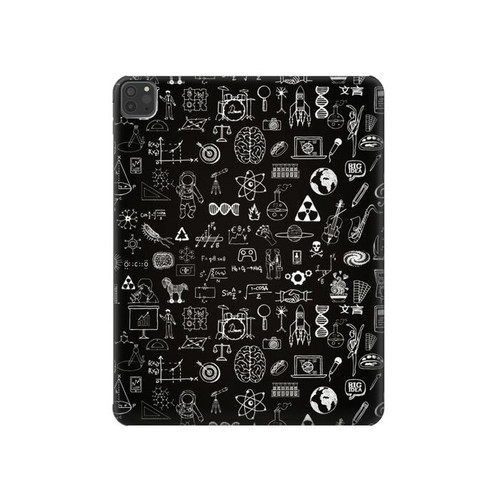 S3426 Blackboard Science Hard Case For iPad Pro 11 (2021,2020,2018, 3rd, 2nd, 1st)