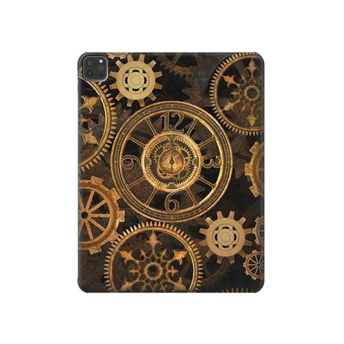 S3442 Clock Gear Hard Case For iPad Pro 11 (2021,2020,2018, 3rd, 2nd, 1st)